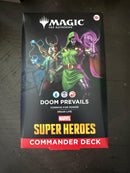 Magic the Gathering Marvel SUPERHEROES COMMANDER DECK Doom Prevails Sealed
