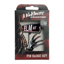 Fanattik Nightmare on Elm Street Pin Badge Set