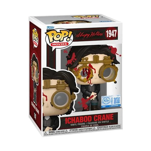 Funko Pop! Sleepy Hollow Ichabod Crane Bloody Vinyl Figure #1947 - Entertainment Earth Exclusive