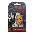 Fanattik Friday the 13th Pin Badge Set
