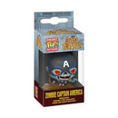 Funko Pocket Pop! Marvel: Zombie Captain America Keychain