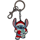 Loungefly Lilo and Stitch Holiday Santa Stitch Keychain