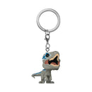 Funko Pocket Pop! Jurassic World: Dominion Velociraptor (Blue) Keychain