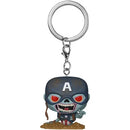 Funko Pocket Pop! Marvel: Zombie Captain America Keychain