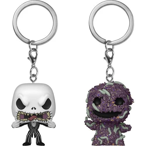 Funko Pocket Pop! Nightmare Before Christmas Jack Skellington & Oogie Boogie Key chain 2-Pack