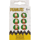 Loungefly Peanuts Snoopy and Gang Holiday Wreath Mystery Box Pins