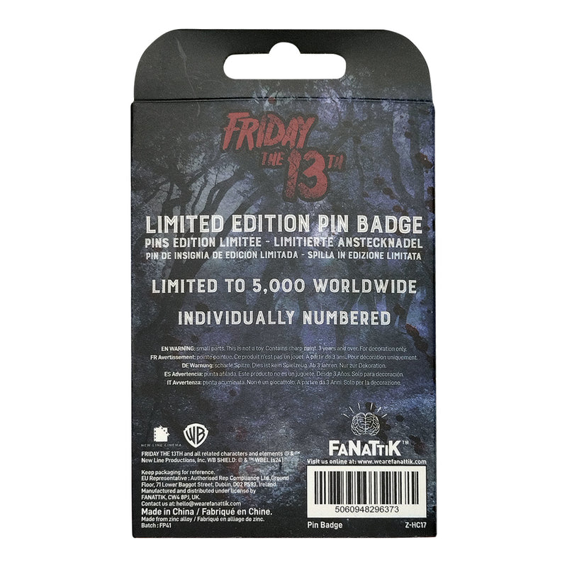 Fanattik Friday the 13th Pin Badge Set