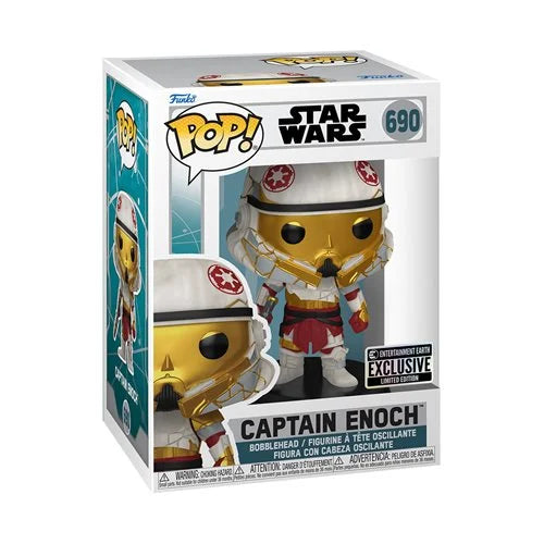 Funko Pop! Star Wars: Ahsoka Captain Enoch Vinyl Figure #690 - Entertainment Earth Exclusive