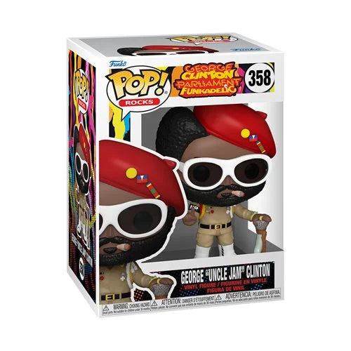 Funko Pop! Rocks: George "Uncle Jam" Clinton Parliament Funkadelic Vinyl Figure #358
