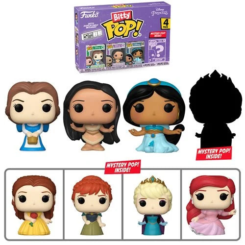 Funko Bitty Pop! Disney Princesses Belle Mini-Figure 4-Pack