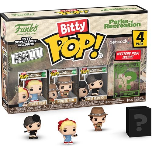 Funko Bitty Pop! Parks and Recreation Leslie the Riveter Mini-Figure 4-Pack