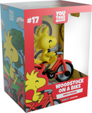 Youtooz Peanuts Collection Woodstock on a Bike Vinyl Figure