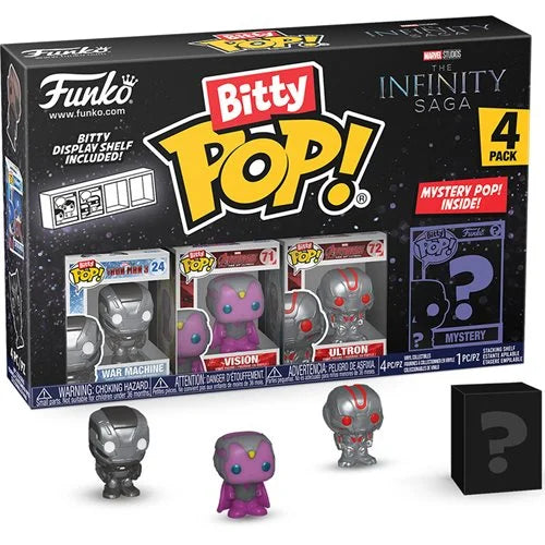 Funko Bitty Pop! The Infinity Saga Iron Man Mini-Figure 4-Pack