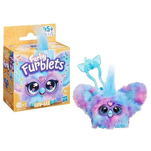 Furby Furblets K-Pop Luv-Lee Purple and Blue Plush