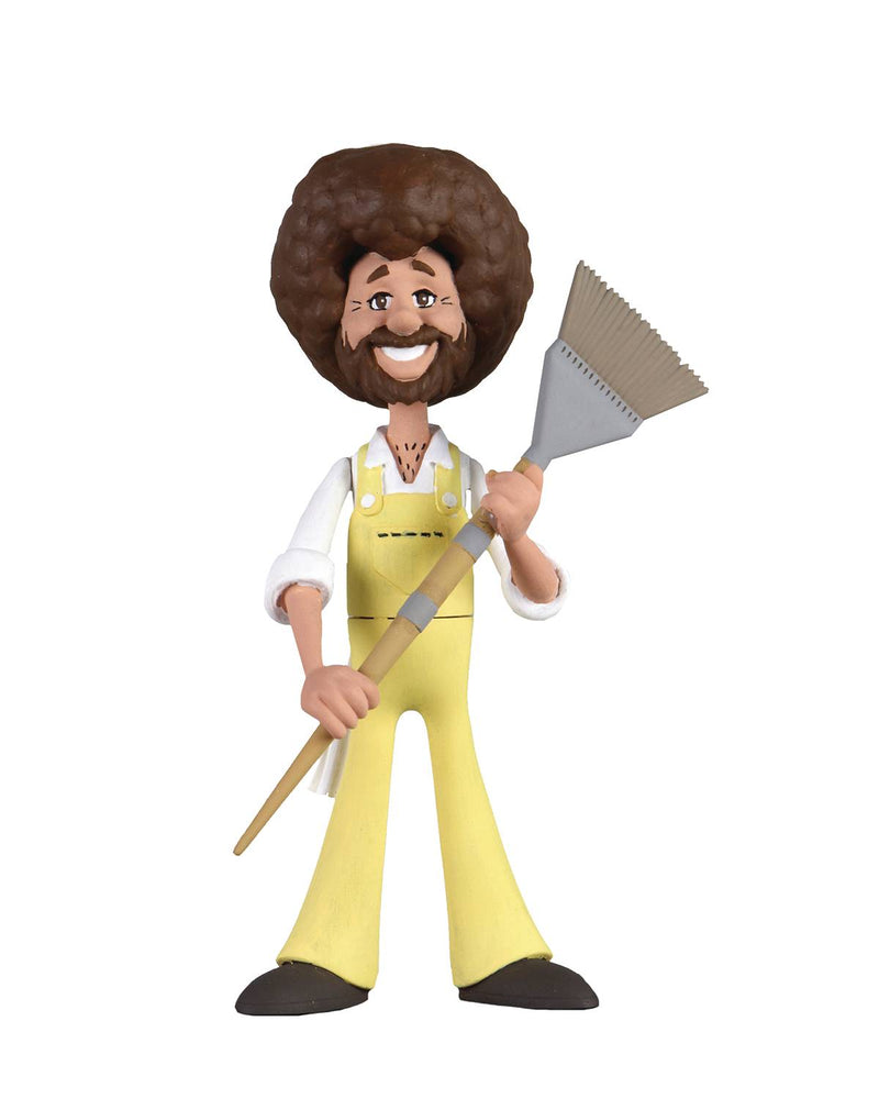 NECA Toony Classic Bob Ross w/ Overalls 6 inch AF