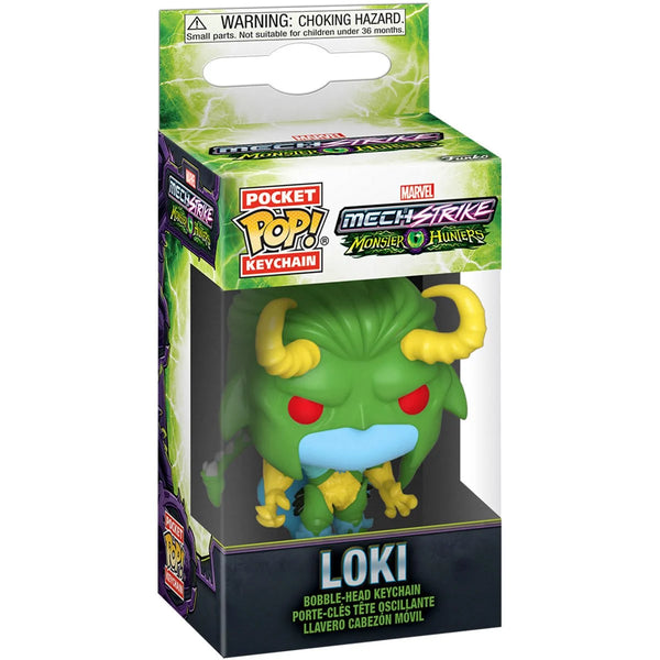 Marvel Monster Hunters Loki Funko Pocket Pop! Key Chain