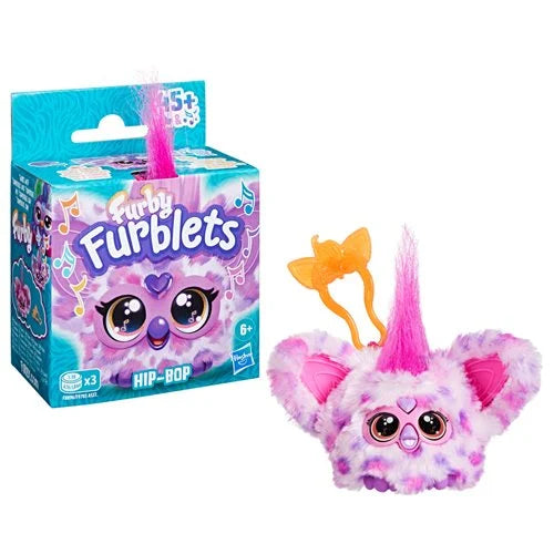 Furby Furblets Hip-Bop Pink and Purple Plush