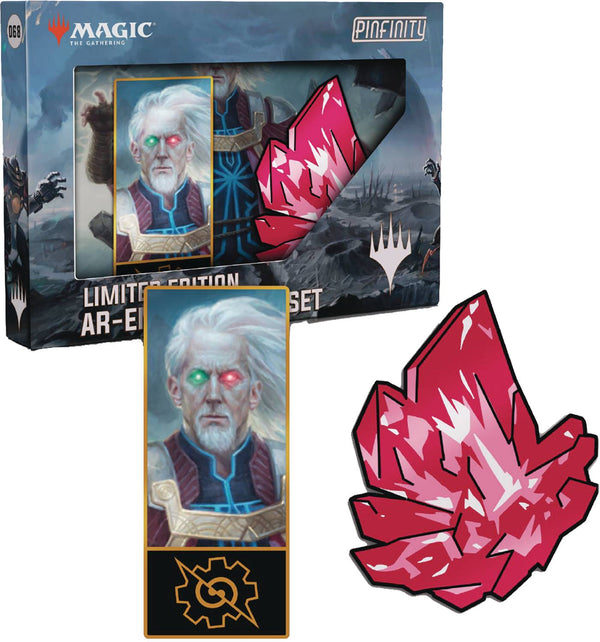 Pinfinity Magic The Gathering - Brothers War Urza & Mightstone 2PC AR Pin Set