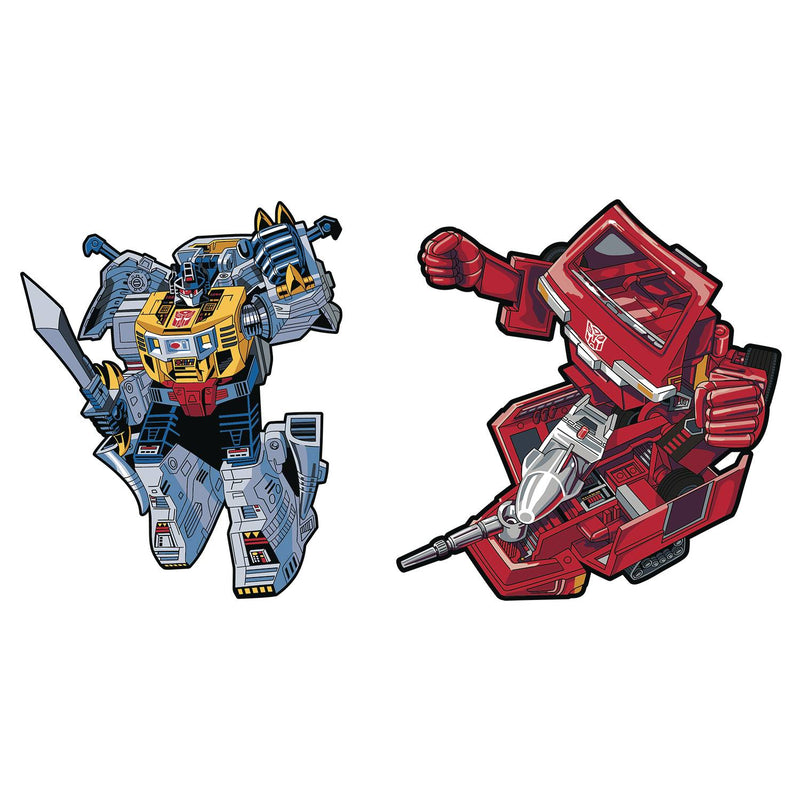Icon Heroes: Transformers - Grimlock X Ironhide Retro Pin Set