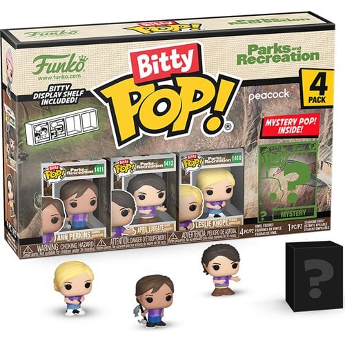 Funko Bitty Pop! Parks and Recreation Pawnee Goddess Mini-Figure 4-Pack