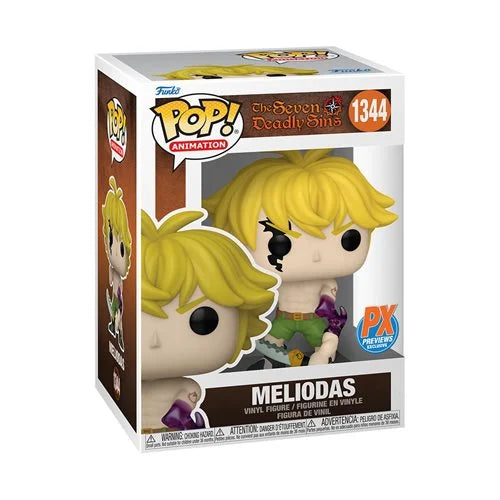 Funko Pop! Seven Deadly Sins Meliodas Demon Mode Vinyl Figure #1344 - Previews Exclusive