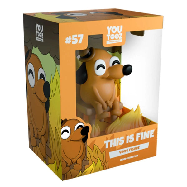 Youtooz Meme Collection - This is Fine Dog Vinyl Figure #57