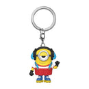 Funko Pocket Pop! Minions: The Rise of Gru Roller Skating Stuart Keychain