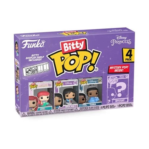 Funko Bitty Pop! Disney Princess Ariel Mini-Figure 4-Pack