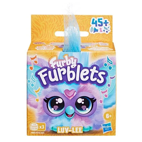 Furby Furblets K-Pop Luv-Lee Purple and Blue Plush