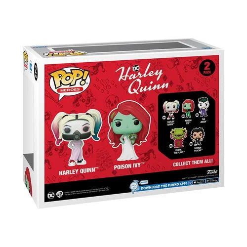Funko Pop! Harley Quinn and Poison Ivy Wedding Vinyl Figure 2-Pack - Entertainment Earth Exclusive