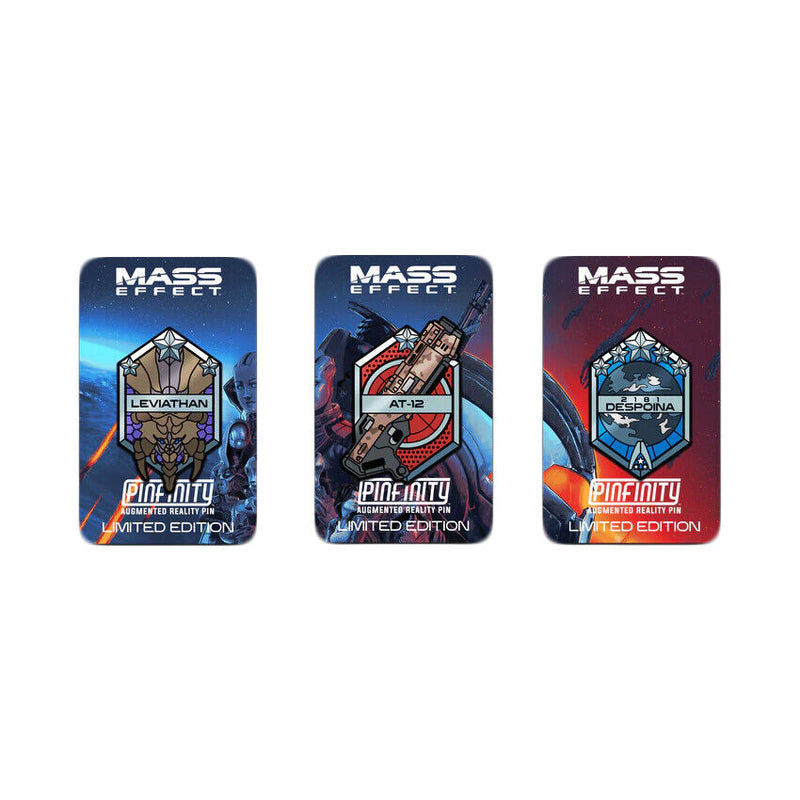 Mass Effect 3PC AR Pin Set Limited Edition 2012