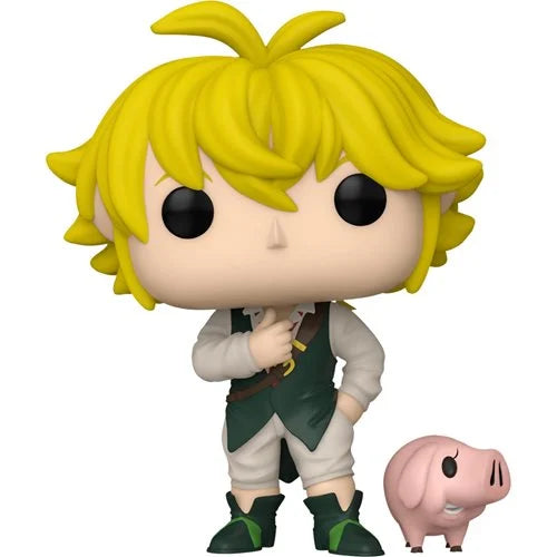 Funko Pop! Seven Deadly Sins Meliodas Vinyl Figure and Hawk Buddy