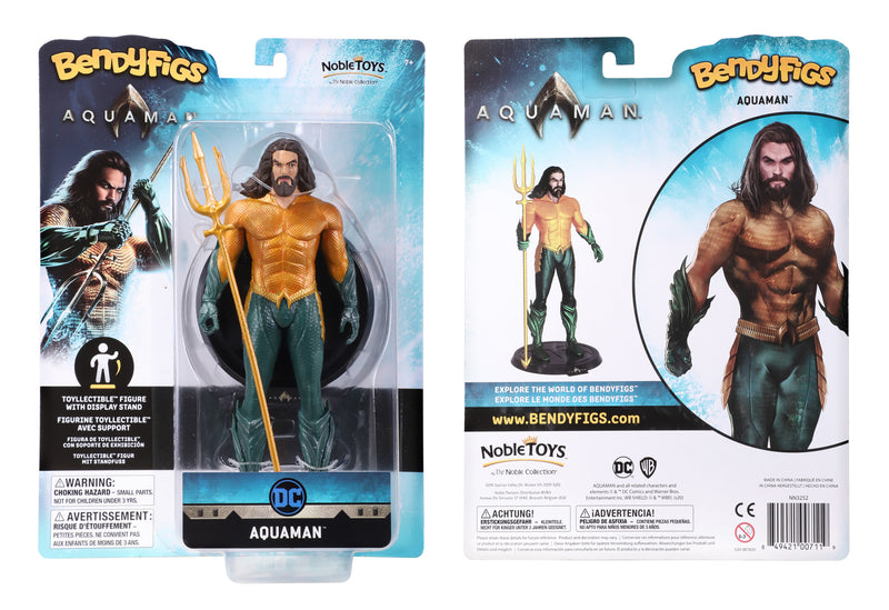 The Noble Collection: DC -Aquaman (Movie) Bendyfig