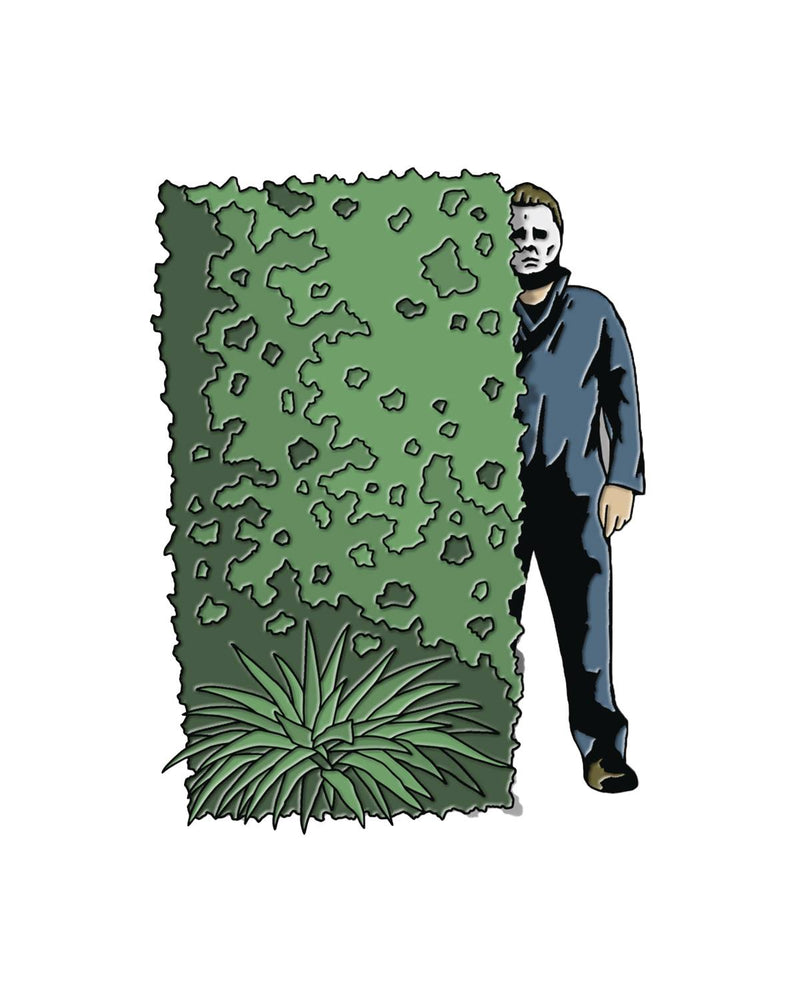 Fright Rags Halloween (1978) Michael Myers Hedge 1 1/2" Enamel Pin