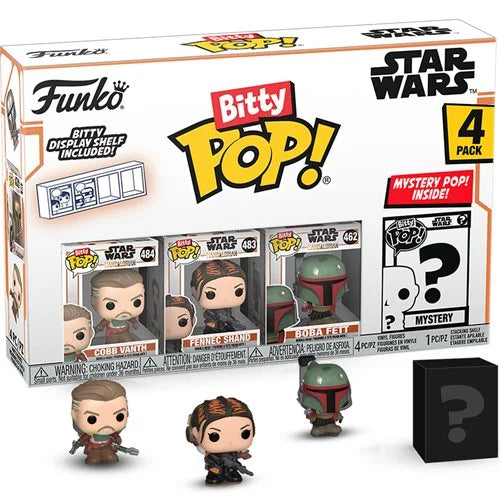 Funko Bitty Pop! Star Wars: The Mandalorian Cobb Vanth Mini-Figure 4-Pack