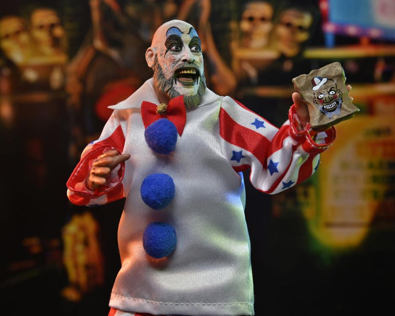 House of 1000 Corpses 20th Anniversary Captain Spaulding 8" Clothed Figure