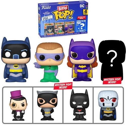 Funko Bitty Pop! Batman 1966 Mini-Figure 4-Pack