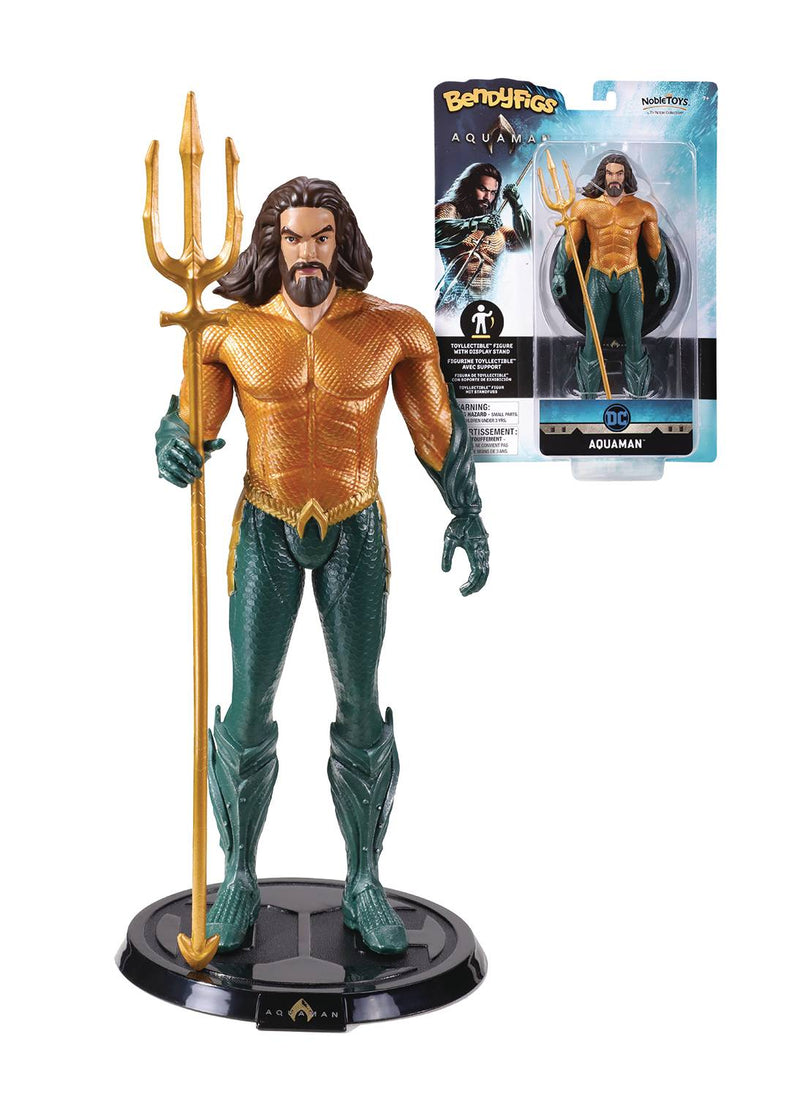 The Noble Collection: DC -Aquaman (Movie) Bendyfig