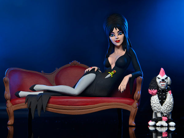 NECA Elvira, Mistress of the Dark - Toony Terrors Elvira on Couch - 6" Box Set