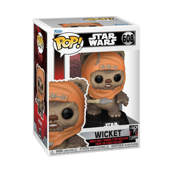 Funko Pop! Star Wars: ROTJ 40th Anniversary Wicket Vinyl Figure #608