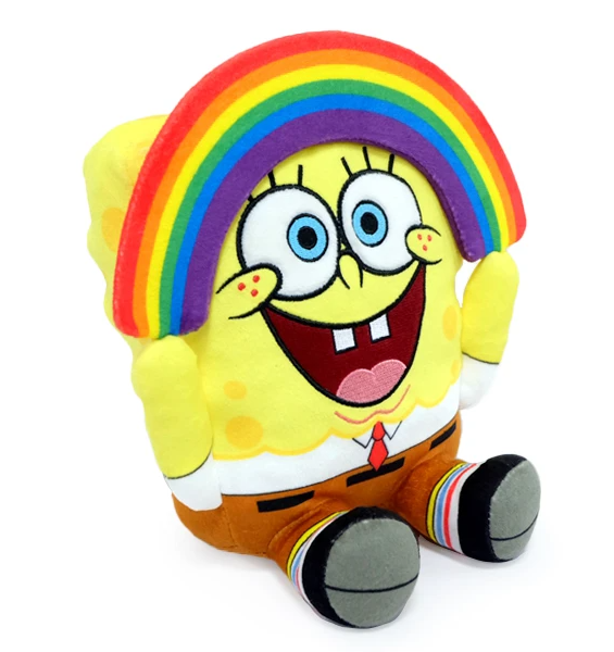 Nickelodeon: SpongeBob 8" Phunny Plush- Rainbow