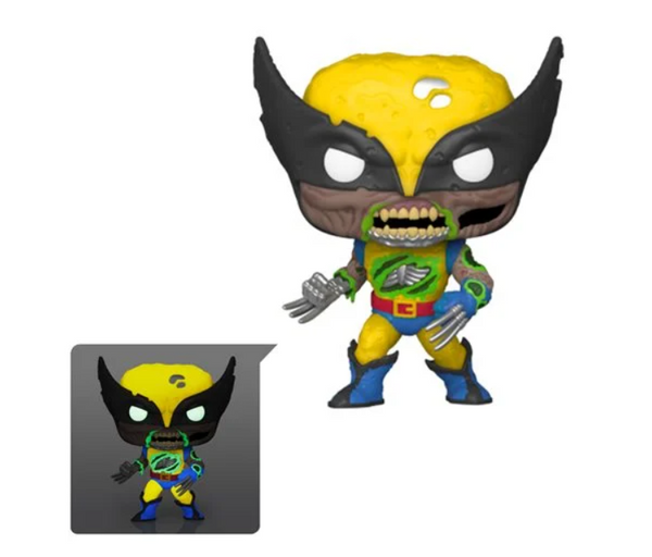 Funko Pop! Marvel Zombies Wolverine GITD Vinyl Figure EE Exclusive