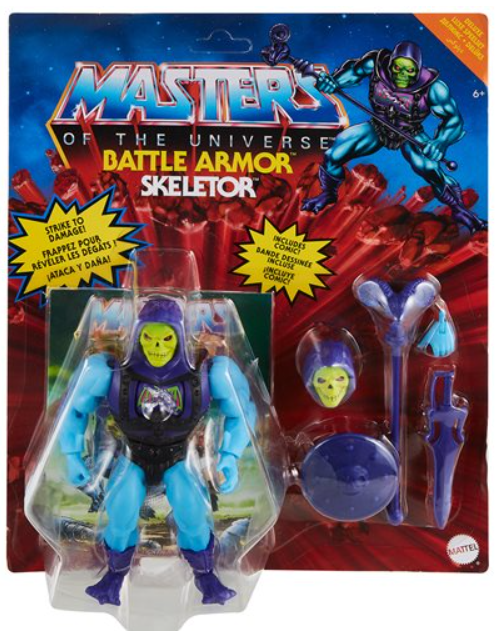 Mattel Masters of the Universe Origins Battle Armor Skeletor AF