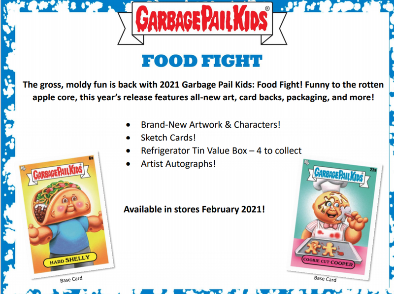 2021 Topps Garbage Pail Kids Series 1 Food Fight Collector Box