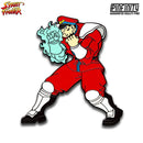 Street Fighter: M. Bison Augmented Reality Enamel Pin