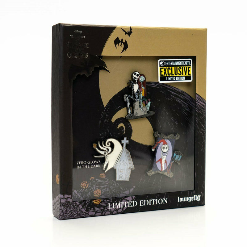 Nightmare Before Christmas: 3 Pin Set Entertainment Earth Exclusive