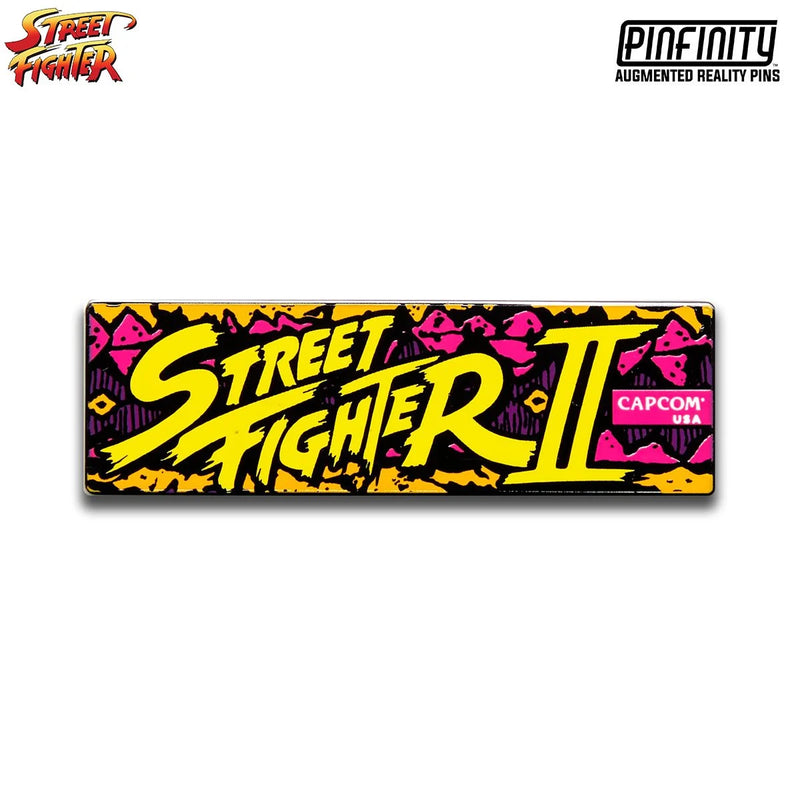 Street Fighter: SF II Marquee Augmented Reality Enamel Pin