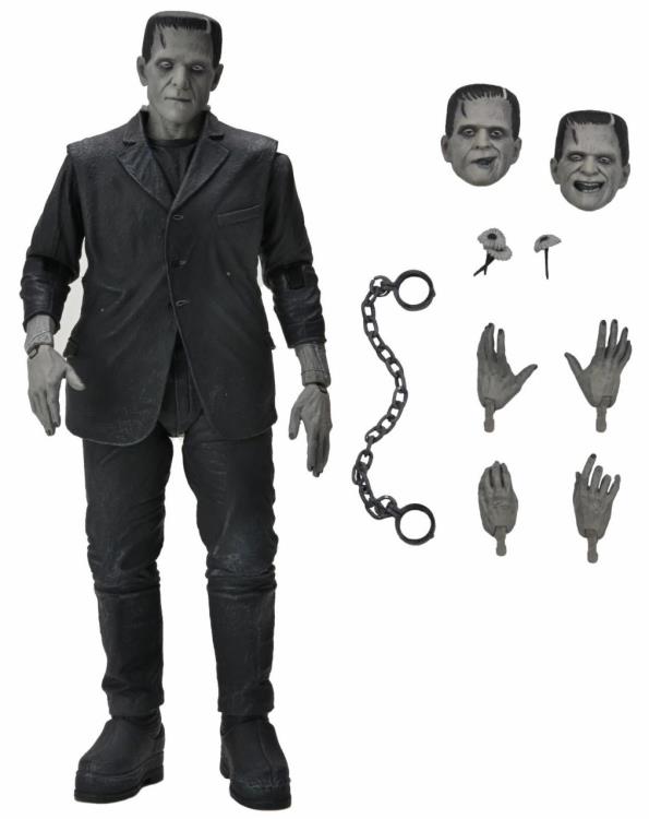 Universal Monsters: Frankenstein's Monster (Black & White) Ultimate 7" Action Figure