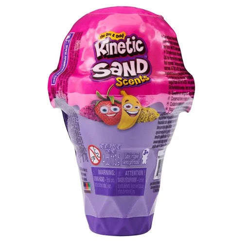 Kinetic Sand Scents 4 oz Ice Cream Pink Cone Container