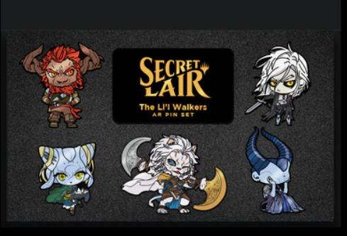 Magic The Gathering: Secret Lair Lil Walker 5PC AR Pin Set